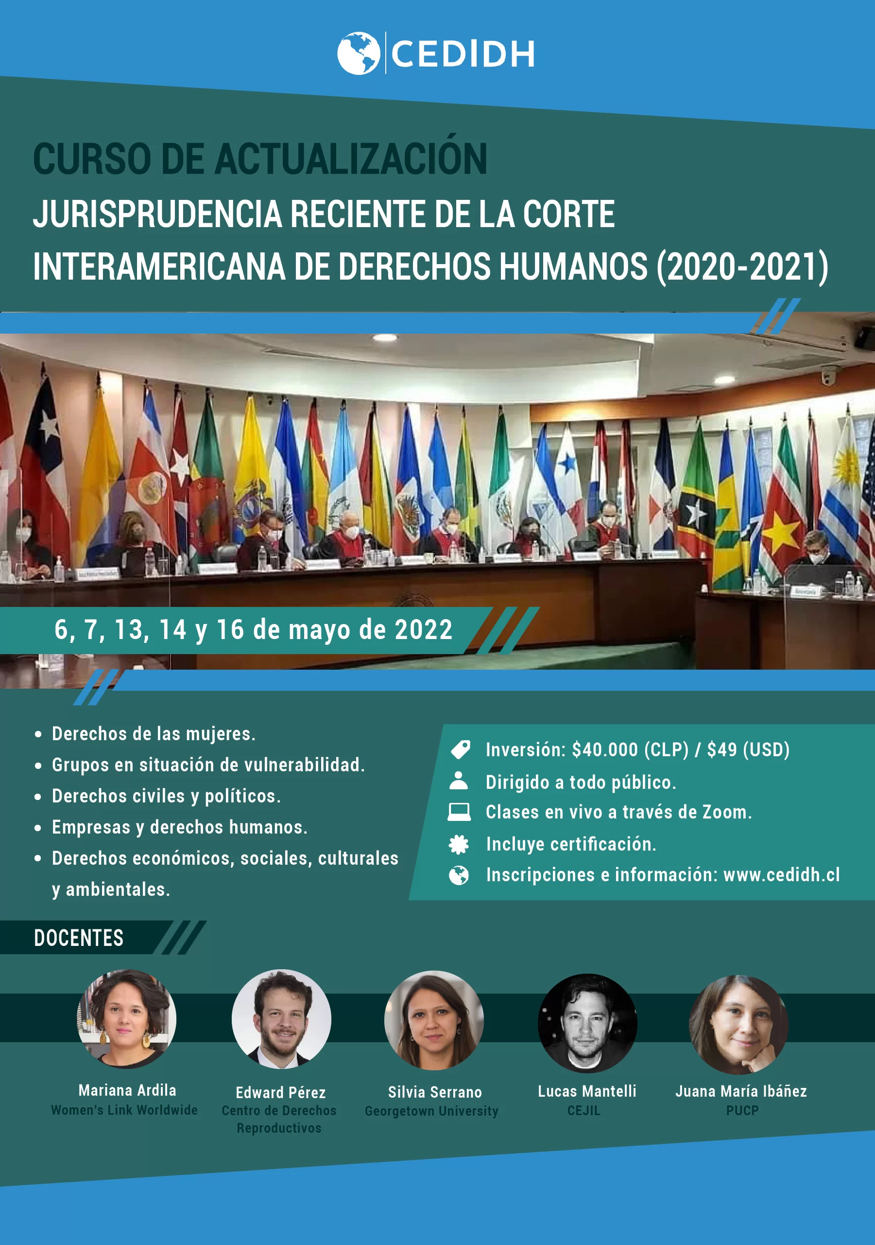 Curso Jurisprudencia reciente de la Corte Interamericana de Derechos Humanos